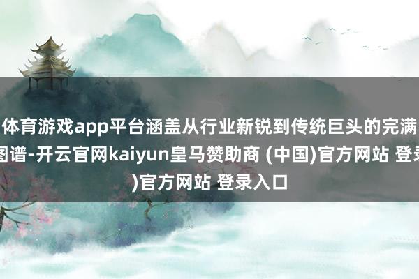 體育游戲app平臺涵蓋從行業(yè)新銳到傳統(tǒng)巨頭的完滿產(chǎn)業(yè)圖譜-開云官網(wǎng)kaiyun皇馬贊助商 (中國)官方網(wǎng)站 登錄入口